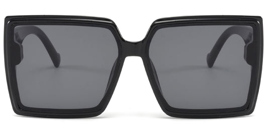 9026 - Fashion Square Women Plastic Sunglasses