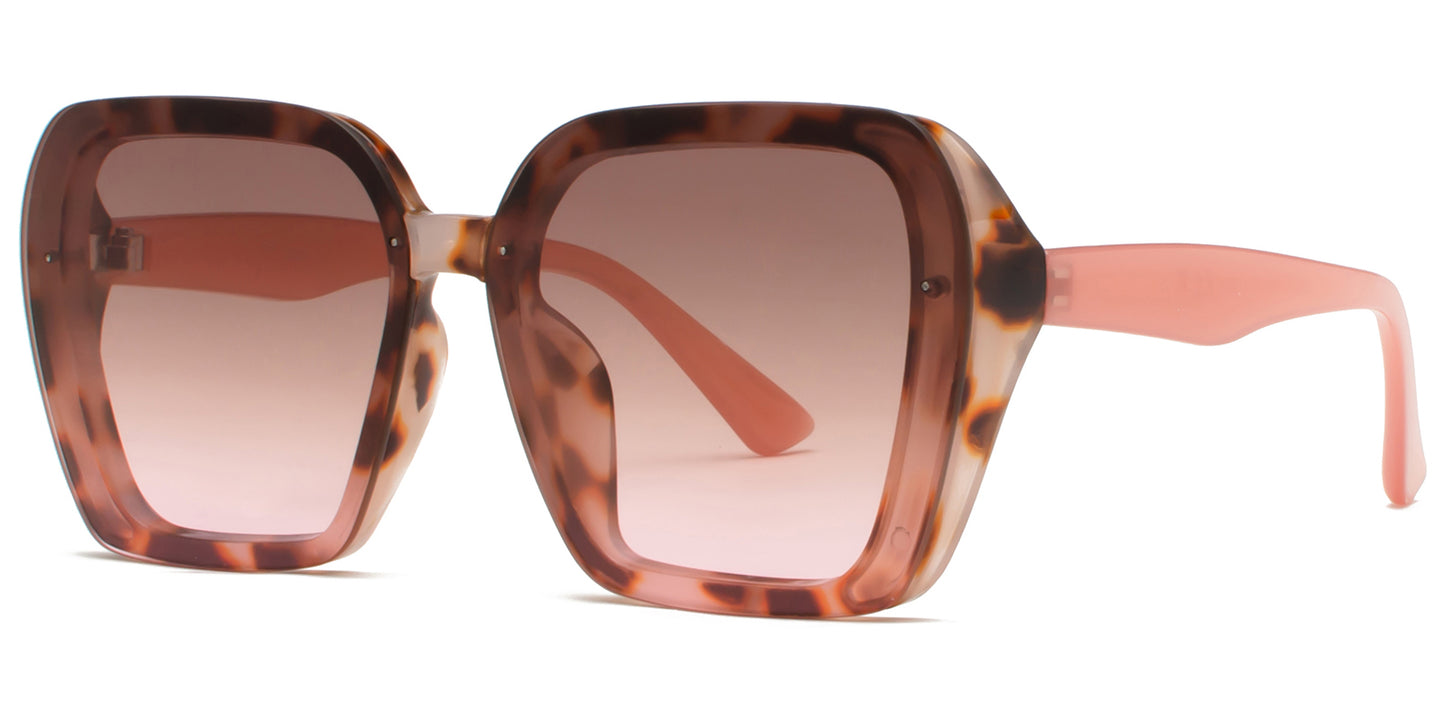 9030 - Square Fashion Plastic Sunglasses