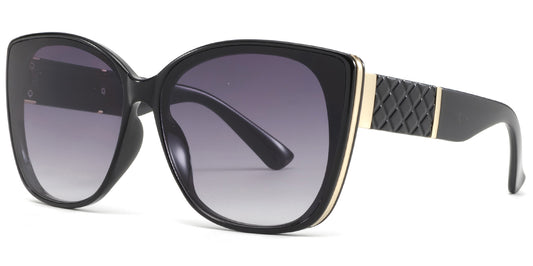 9032 - Cat Eye Women Fashion Plastic Sunglasses
