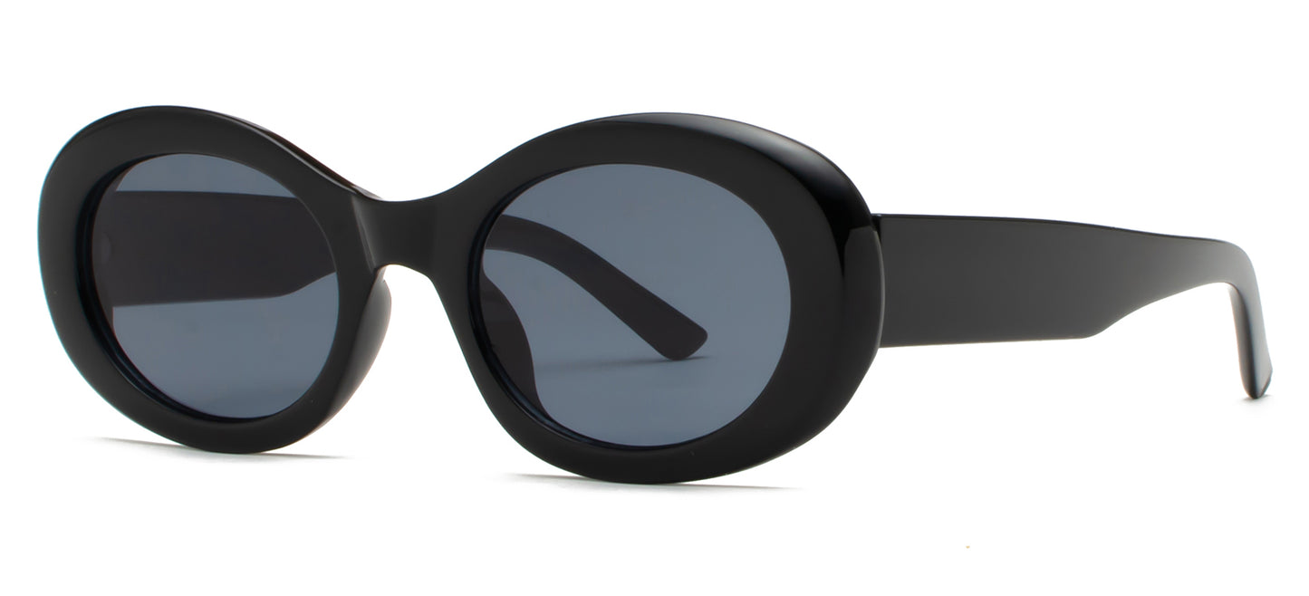 9035 - Round Fashion Plastic Sunglasses