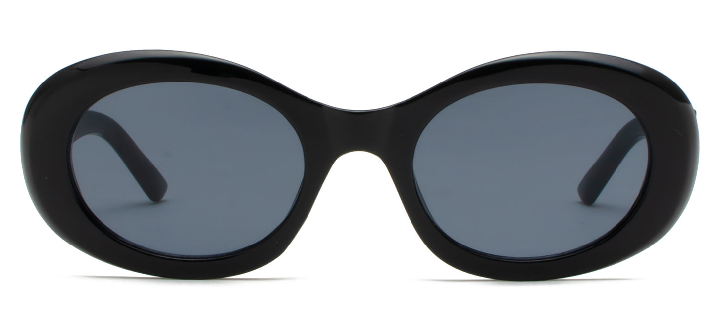9035 - Round Fashion Plastic Sunglasses