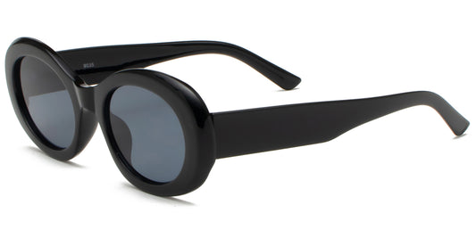 9035 - Round Fashion Plastic Sunglasses