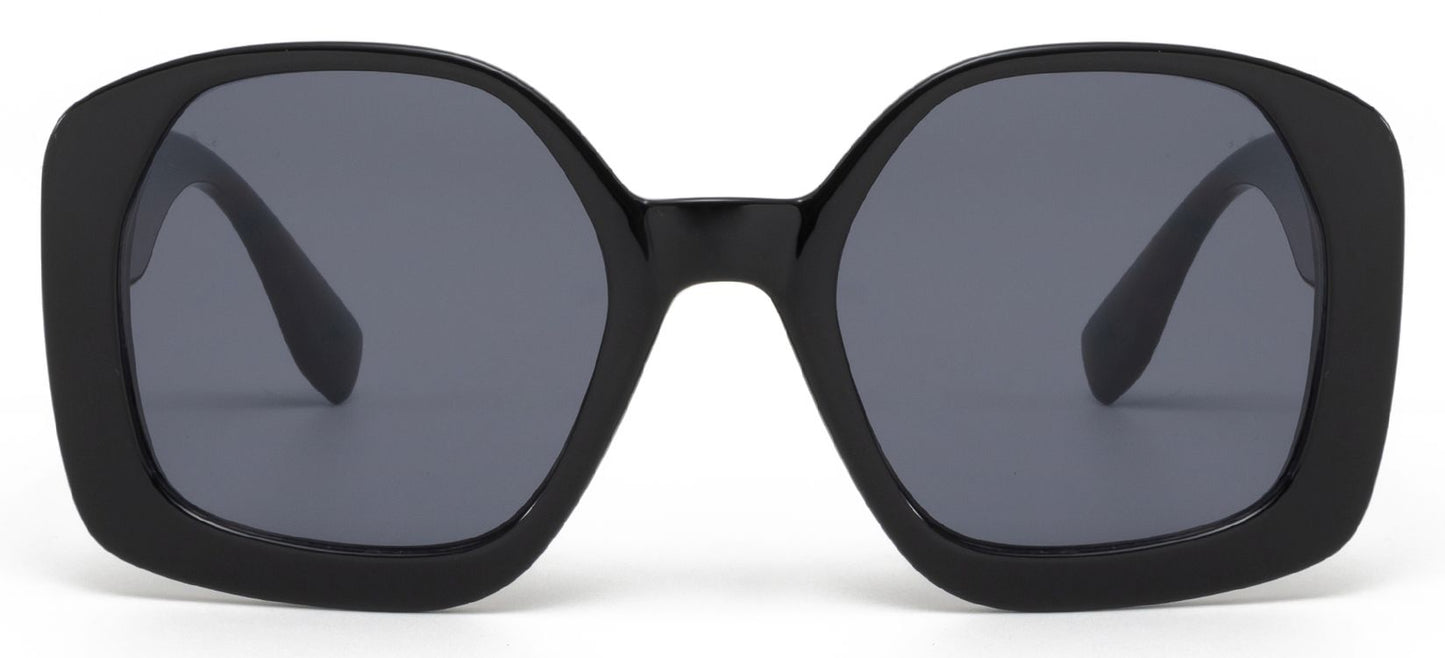 9038 - Square Butterfly Plastic Sunglasses