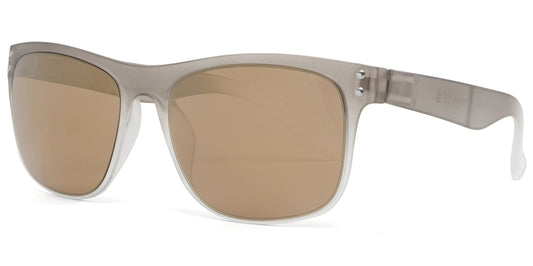 9040 RV - Fashion Plastic Sunglasses with Color Mirror Lens