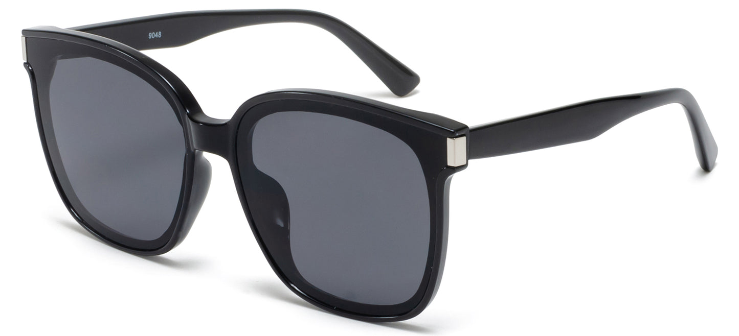 9048 - Plastic Square Butterfly Sunglasses