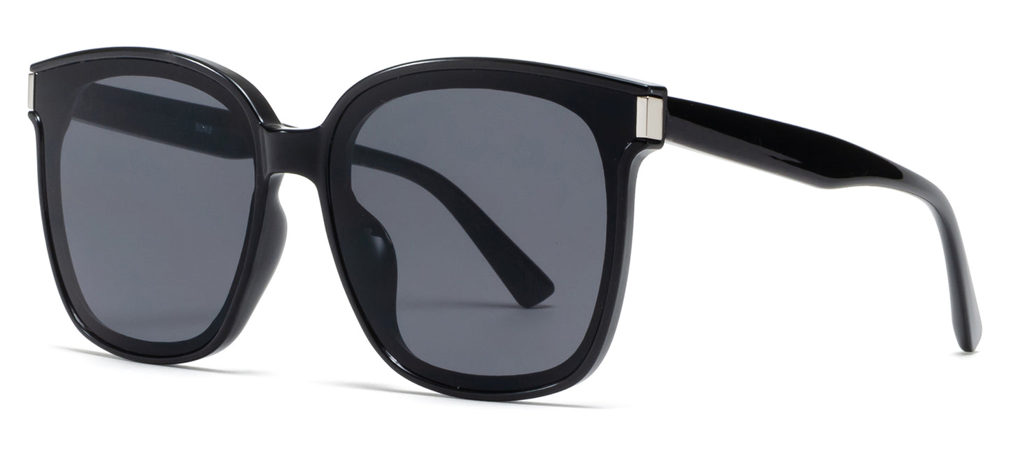 9048 - Plastic Square Butterfly Sunglasses