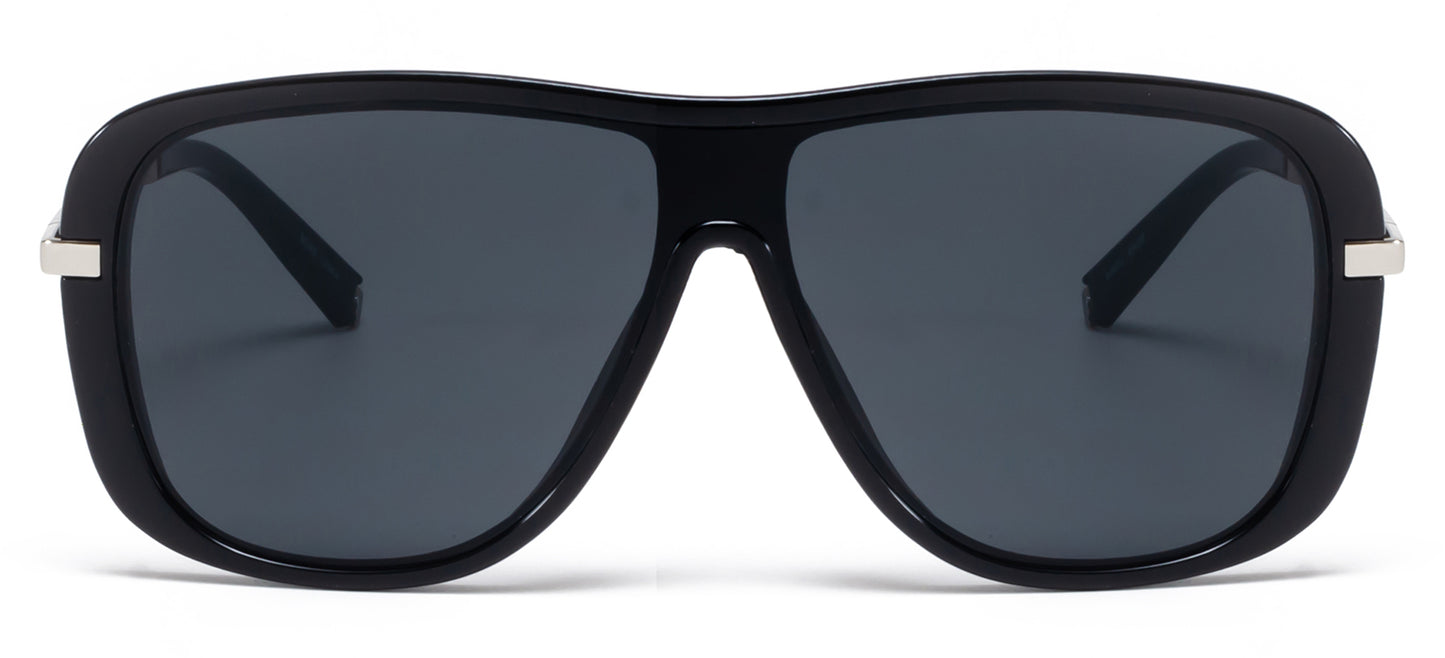9049 - One Piece Shield Plastic Sunglasses