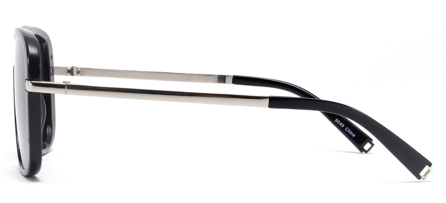 9049 - One Piece Shield Plastic Sunglasses