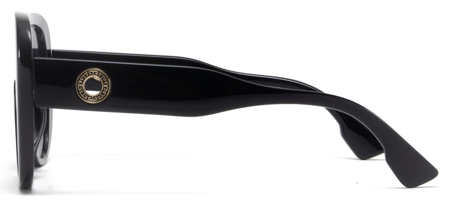 9060 - Flat Top One Piece Shield Plastic Sunglasses