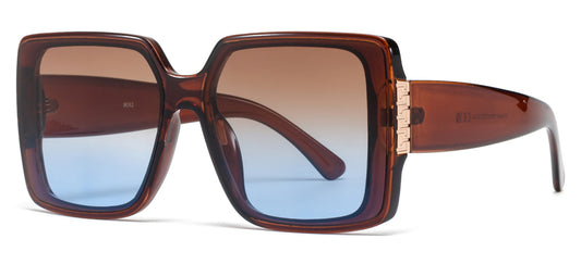 9062 - Square Fashion Plastic Women Sunglasses