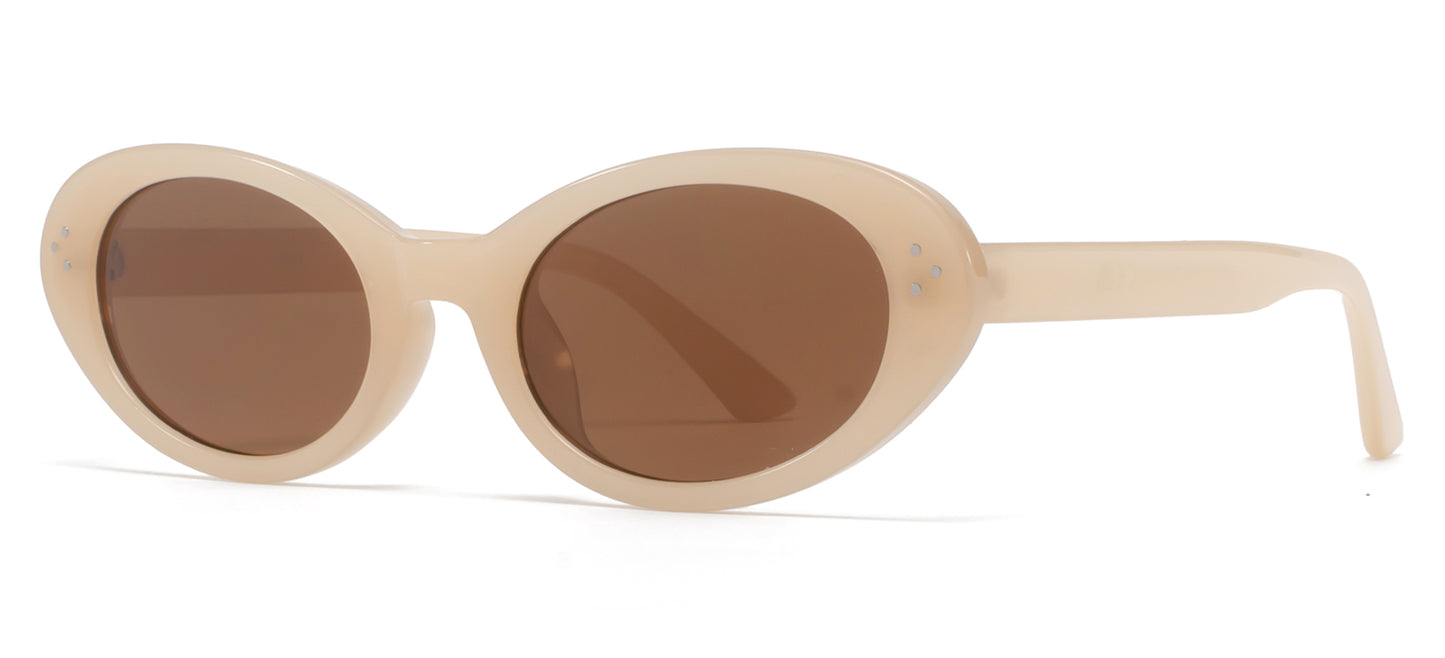 9066 - Women Cat Eye Fashion Plastic Sunglasses