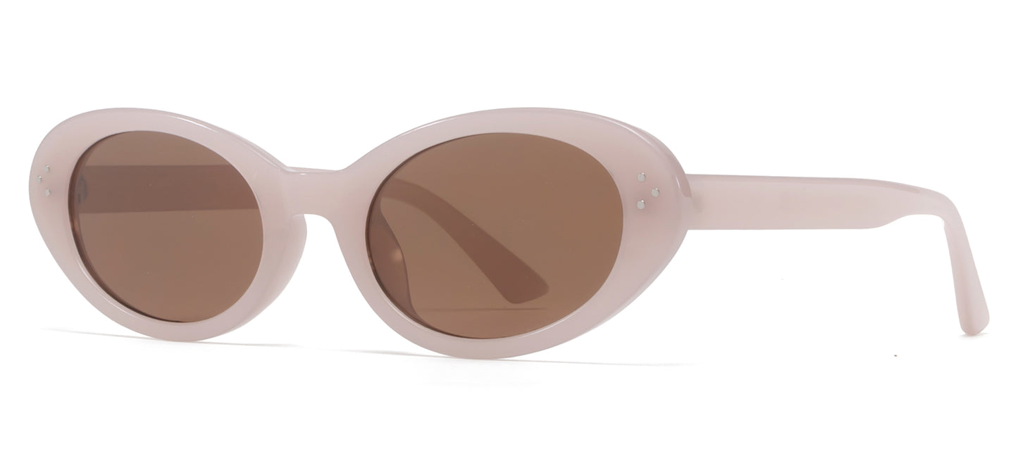 9066 - Women Cat Eye Fashion Plastic Sunglasses
