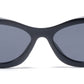 9069 - Plastic Women Cat Eye Sunglasses