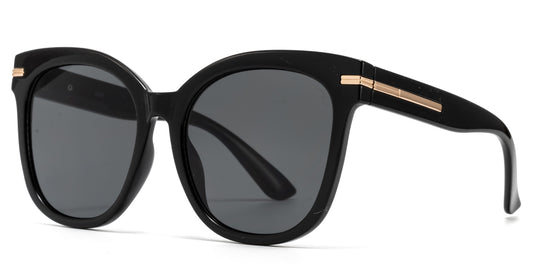 9091 - Plastic Square Butterfly Sunglasses