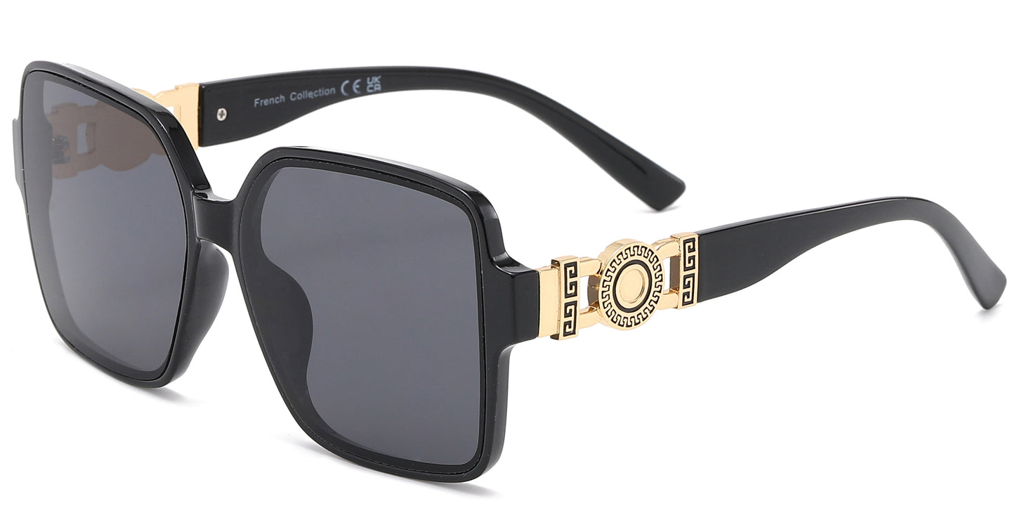 FC 5806 - Plastic Square Fashion Sunglasses