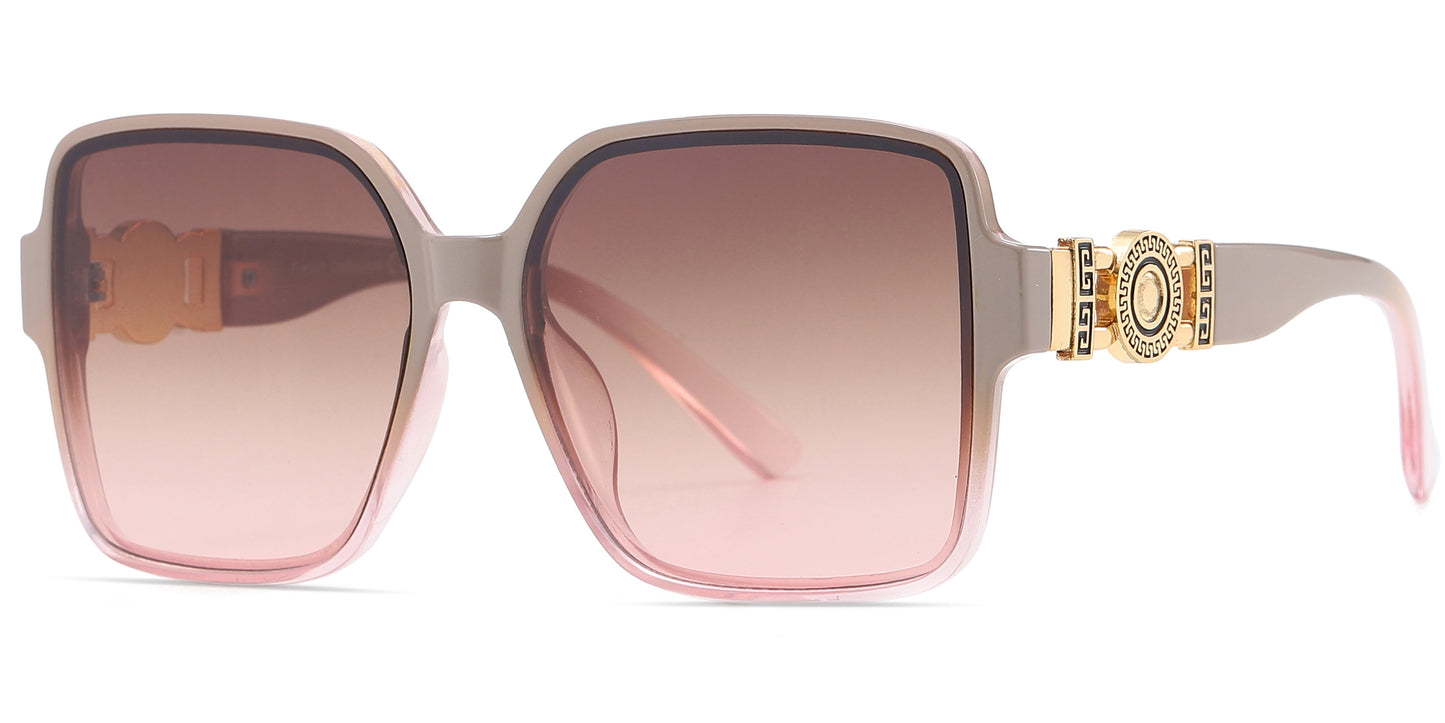 FC 5806 - Plastic Square Fashion Sunglasses