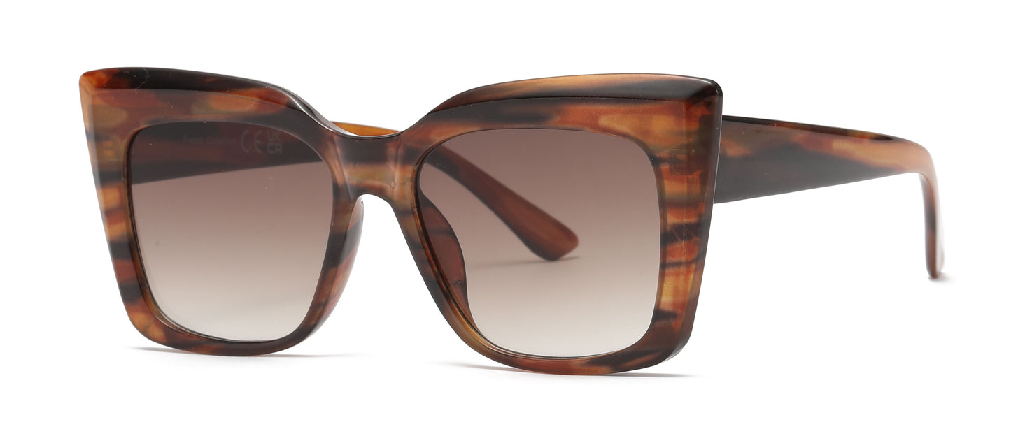 FC 5809 - Square Cate Eye Plastic sunglasses