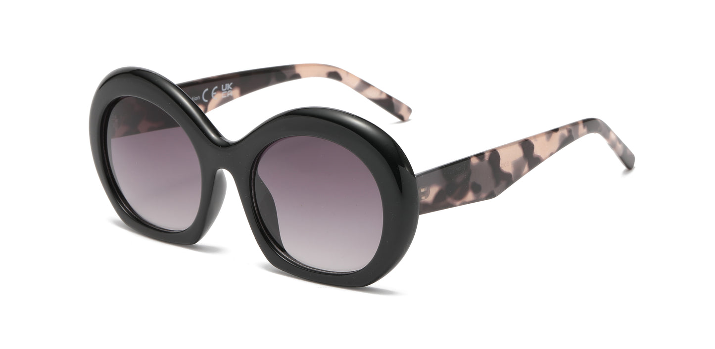 FC 5810 - Round Fashion Plastic Sunglasses