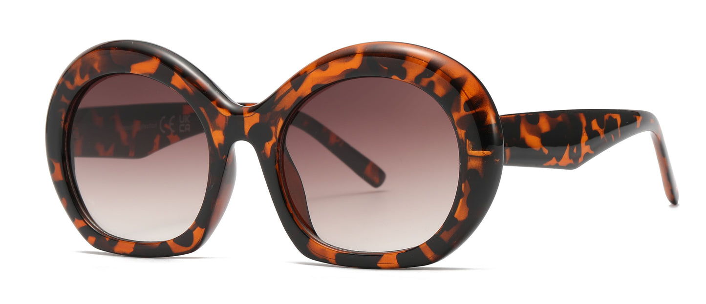 FC 5810 - Round Fashion Plastic Sunglasses