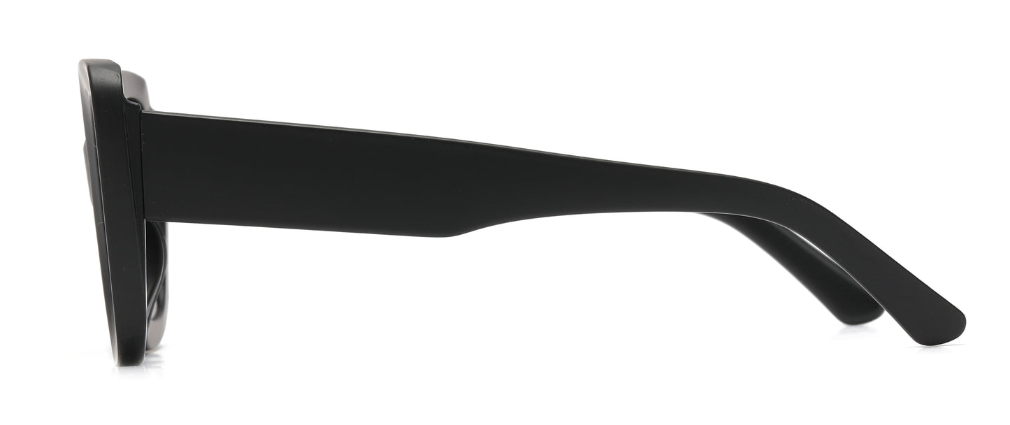 FC 5813 - Rectangular Plastic Sunglasses
