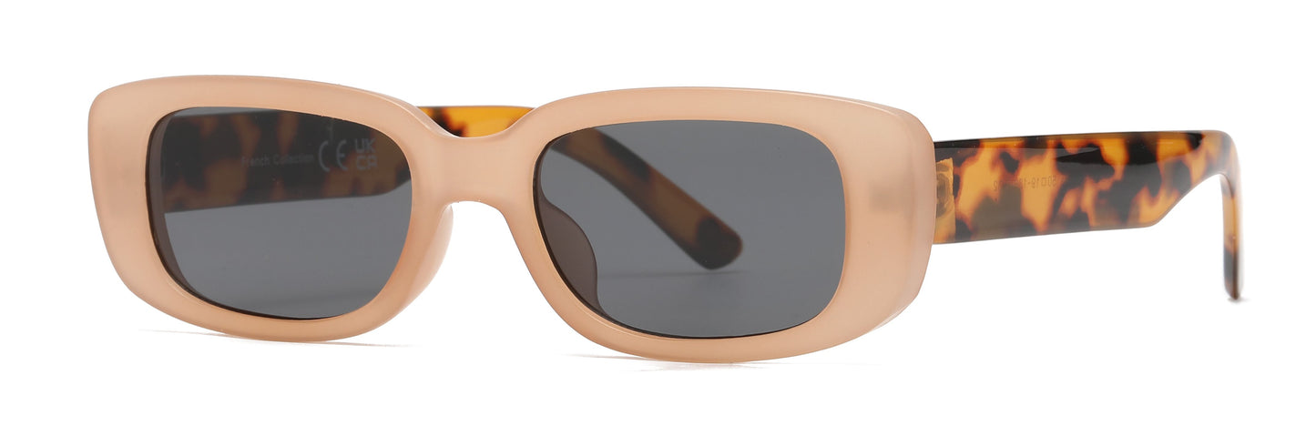 FC 5814 - Rectangular Plastic Sunglasses