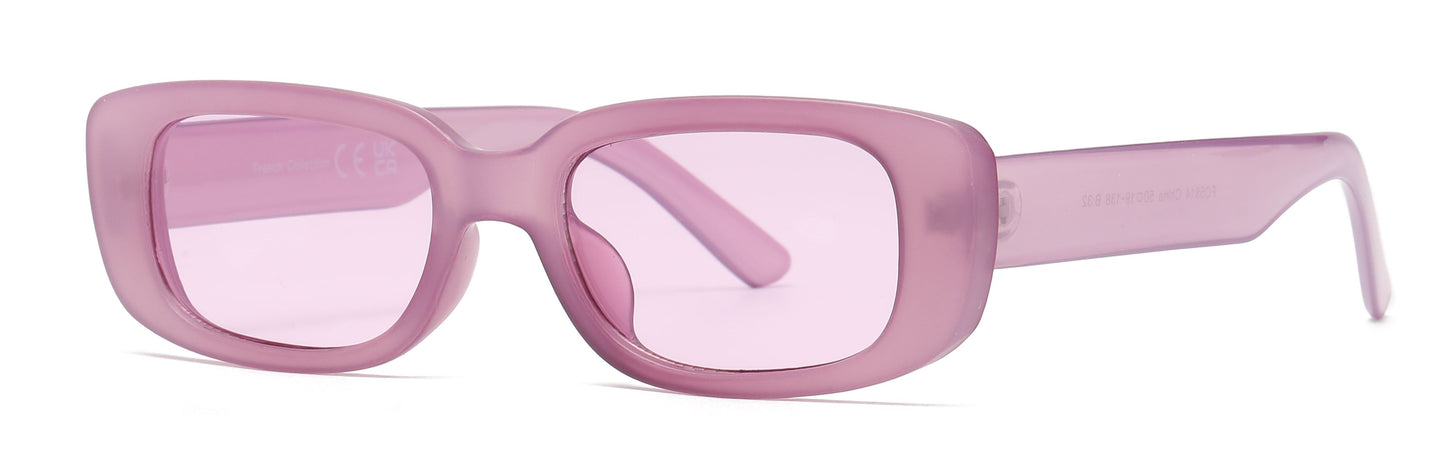 FC 5814 - Rectangular Plastic Sunglasses