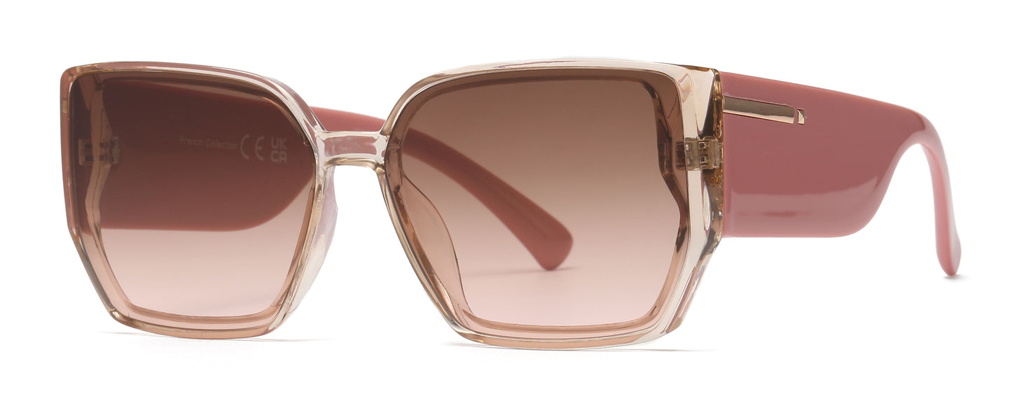 FC 5819 - Square Butterfly Plastic Sunglasses