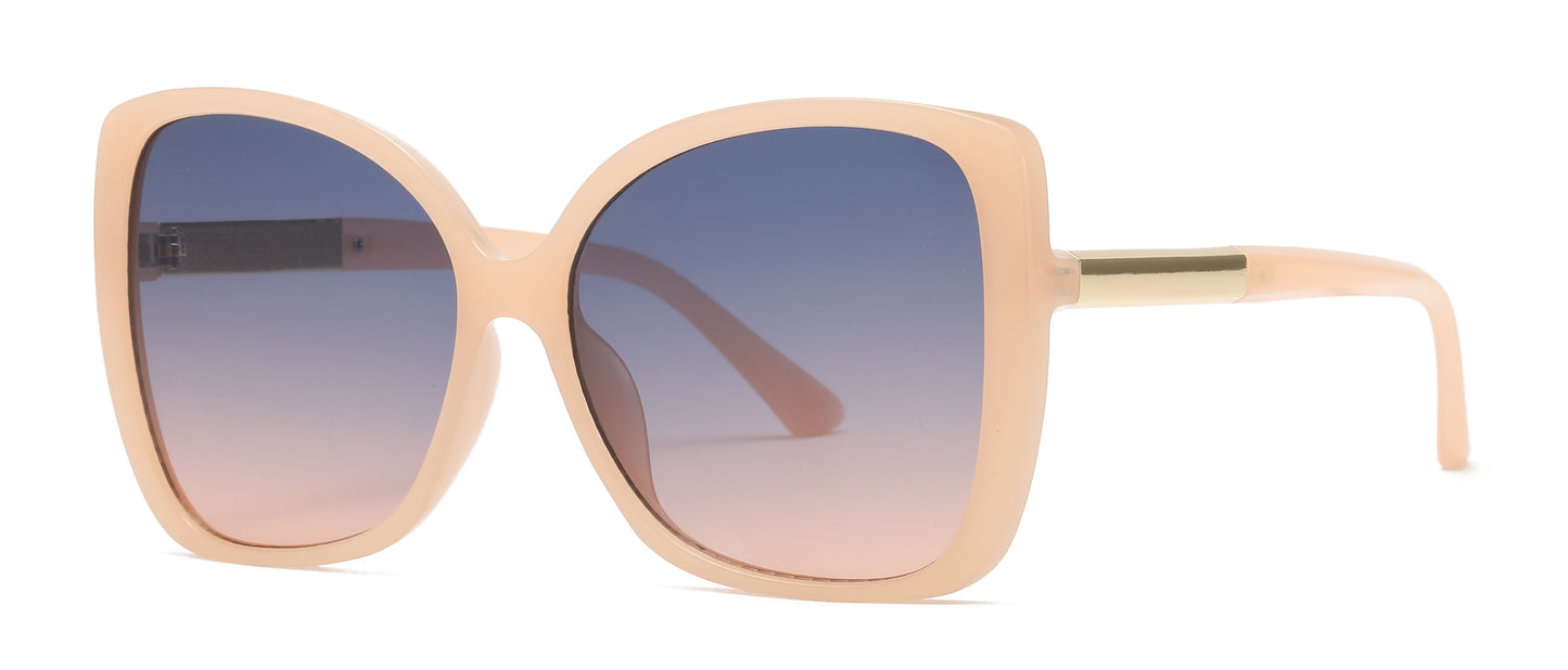 FC 5820 - Square Butterfly Women Plastic Sunglasses