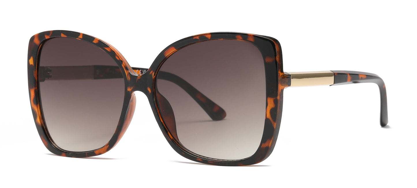 FC 5820 - Square Butterfly Women Plastic Sunglasses
