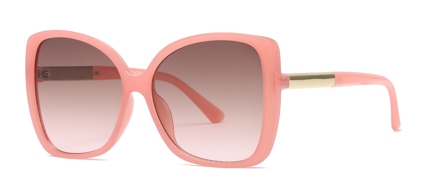FC 5820 - Square Butterfly Women Plastic Sunglasses