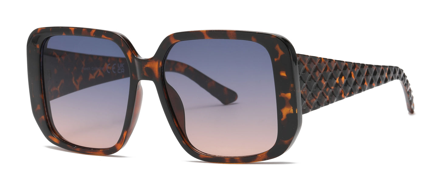 FC 5824 - Large Plastic Women Butterfly Sunglasses