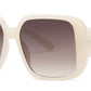 FC 5824 - Large Plastic Women Butterfly Sunglasses