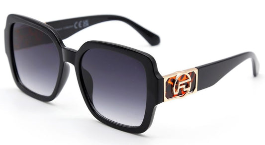 FC 5828 - Women Square Butterfly Plastic Sunglasses