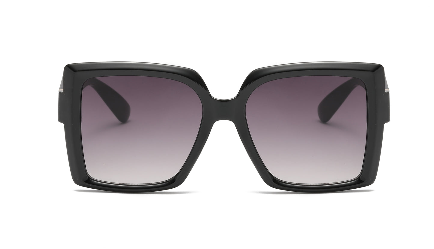 FC 5830 - Plastic Square Butterfly Sunglasses