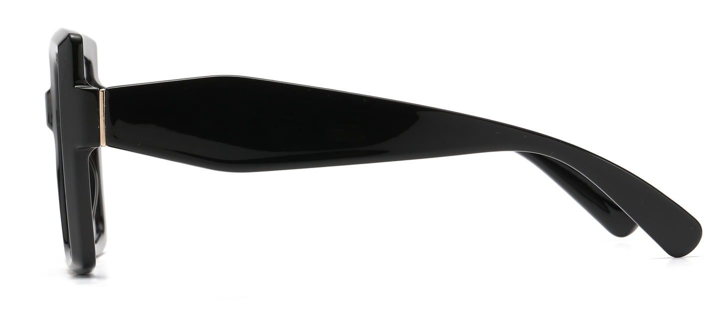 FC 5830 - Plastic Square Butterfly Sunglasses