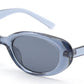 FC 5833 - Round Small Cat Eye Plastic Sunglasses