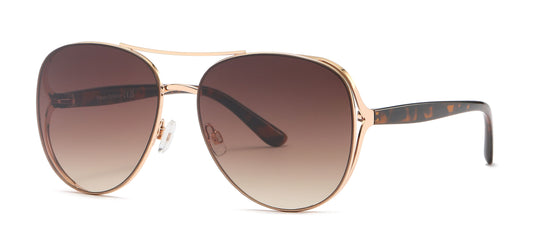 FC 6574 - Oval Women Metal Sunglasses