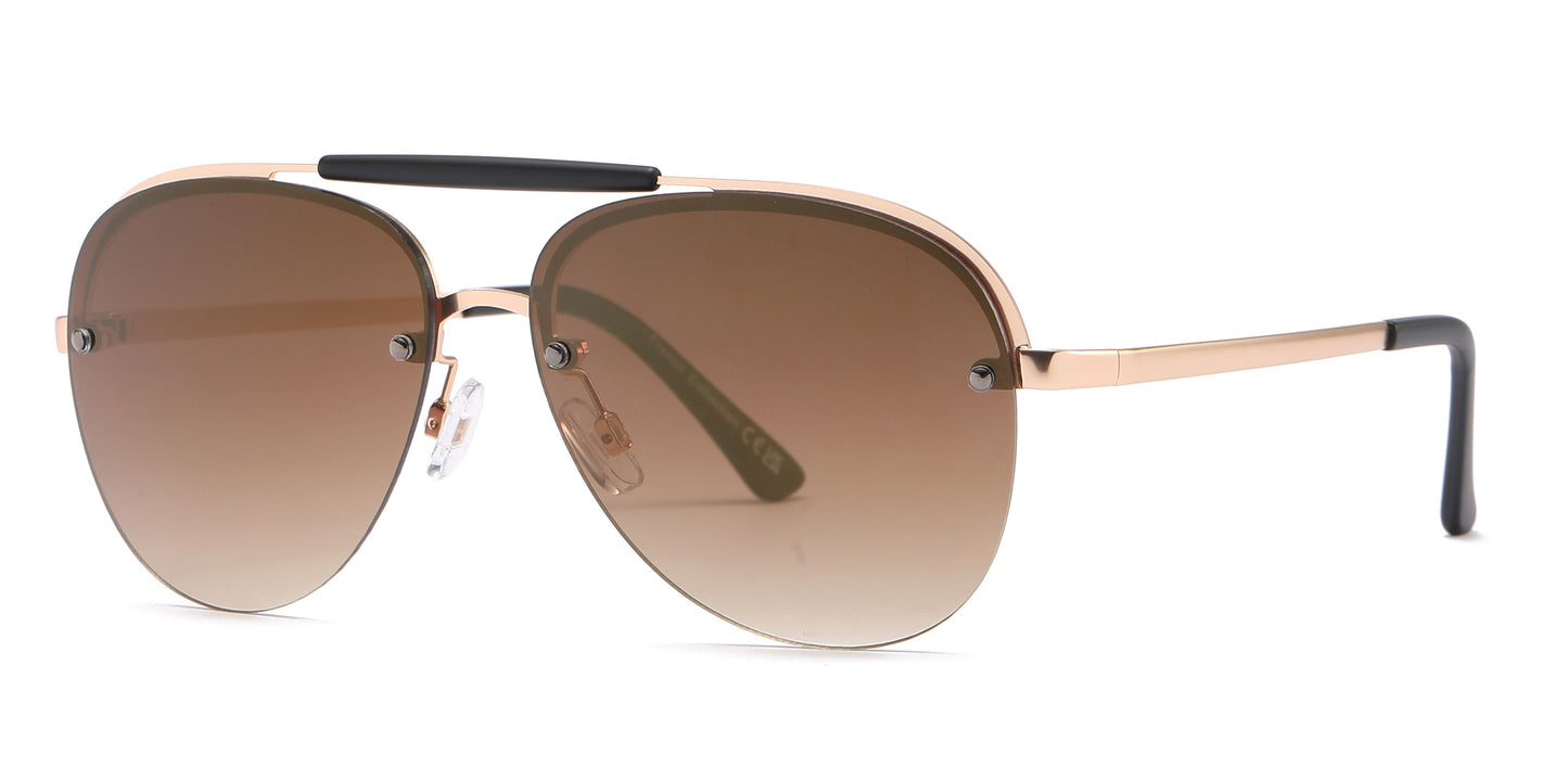 FC 6576 - Rimless Metal Sunglasses