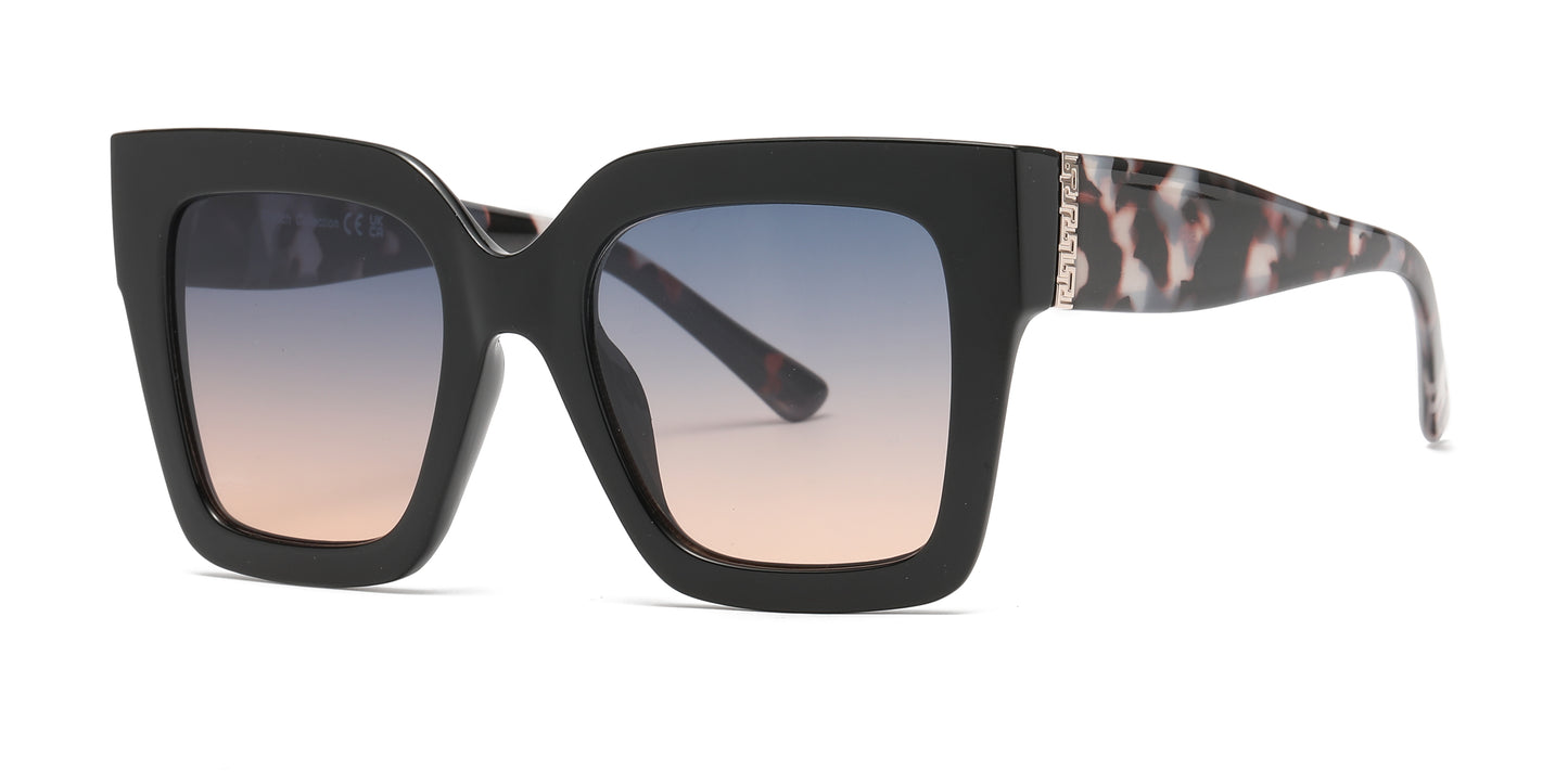 FC 6589 - Fashion Square Sunglasses with Flat Lens