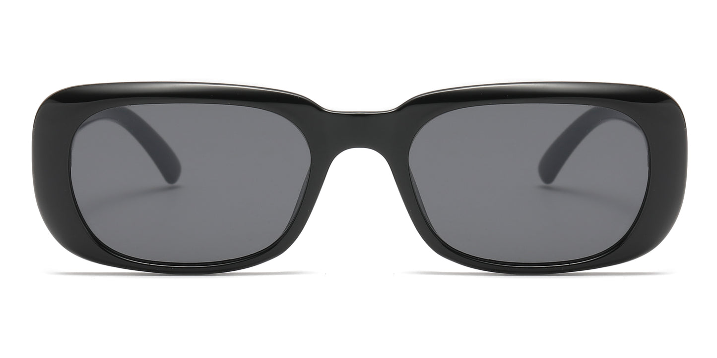 FC 6590 - Small Square Women Fashion Plastic Sunglasses