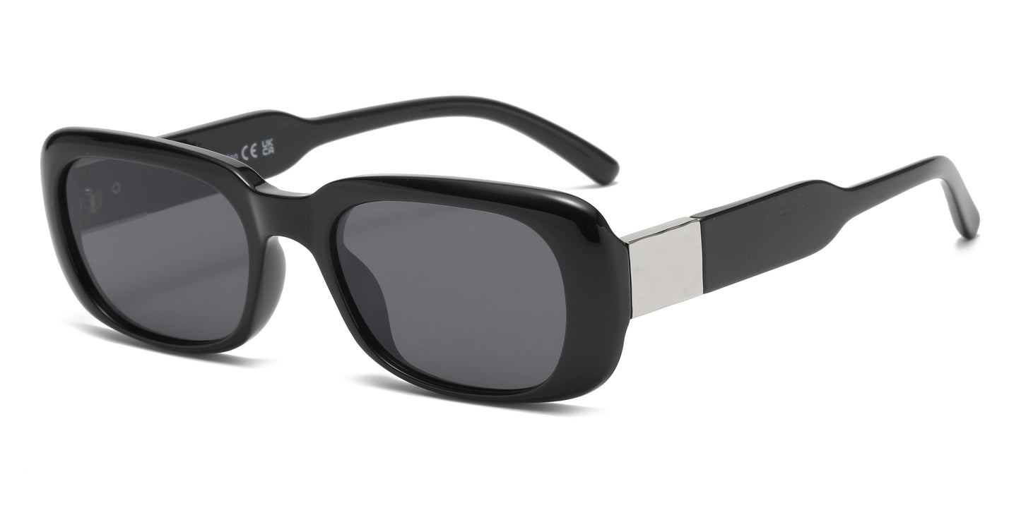 FC 6590 - Small Square Women Fashion Plastic Sunglasses