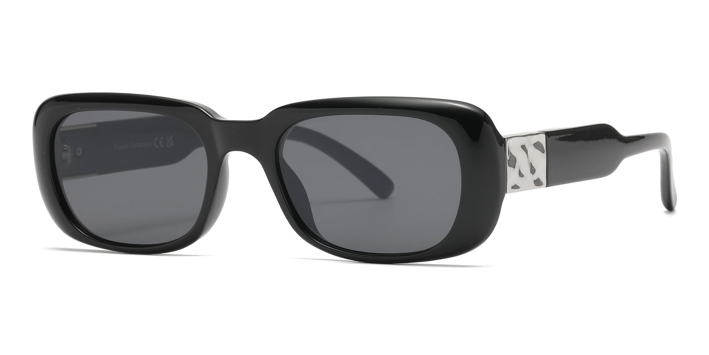 FC 6590 - Small Square Women Fashion Plastic Sunglasses