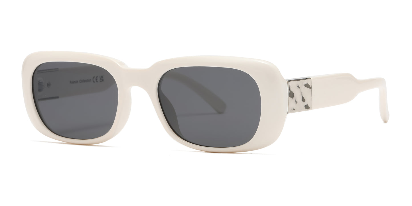 FC 6590 - Small Square Women Fashion Plastic Sunglasses