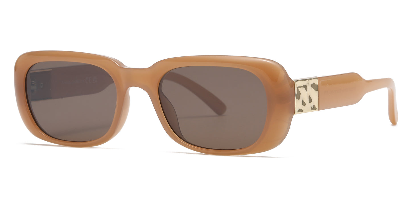 FC 6590 - Small Square Women Fashion Plastic Sunglasses