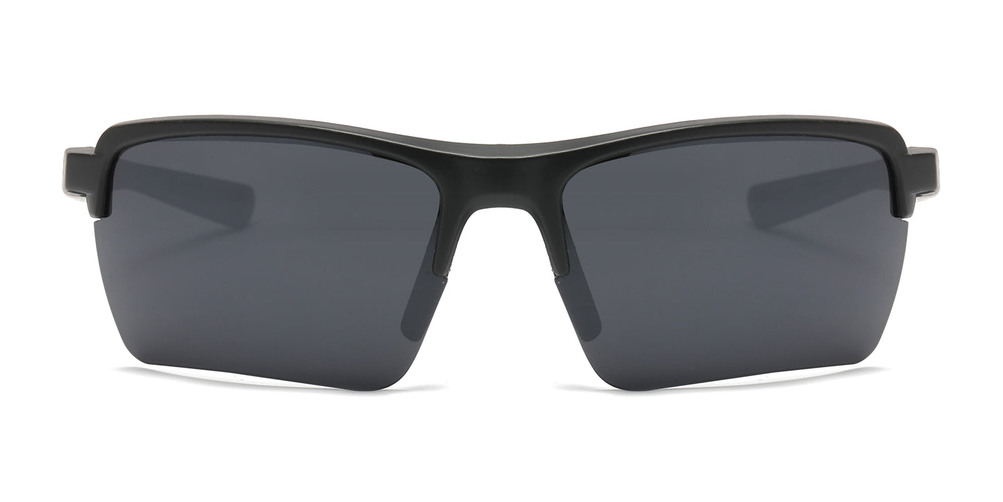 FC 6592 - Semi Rimless Sport Men Plastic Sunglasses