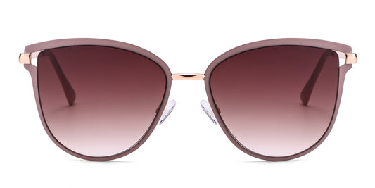 FC 6615 - Metal Cat Eye Butterfly Sunglasses