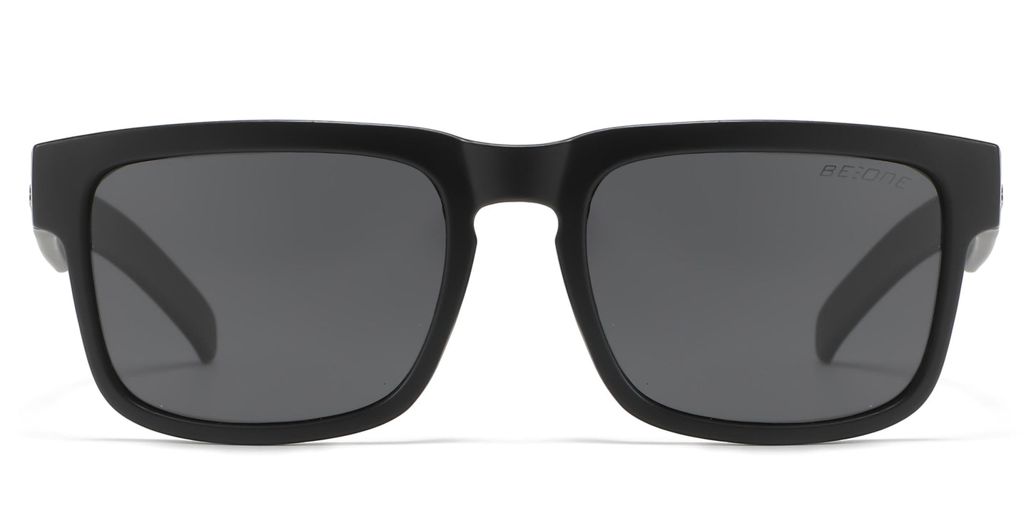 PL 3005 - Junior Square Flat Top Keyhole Polarized Sunglasses