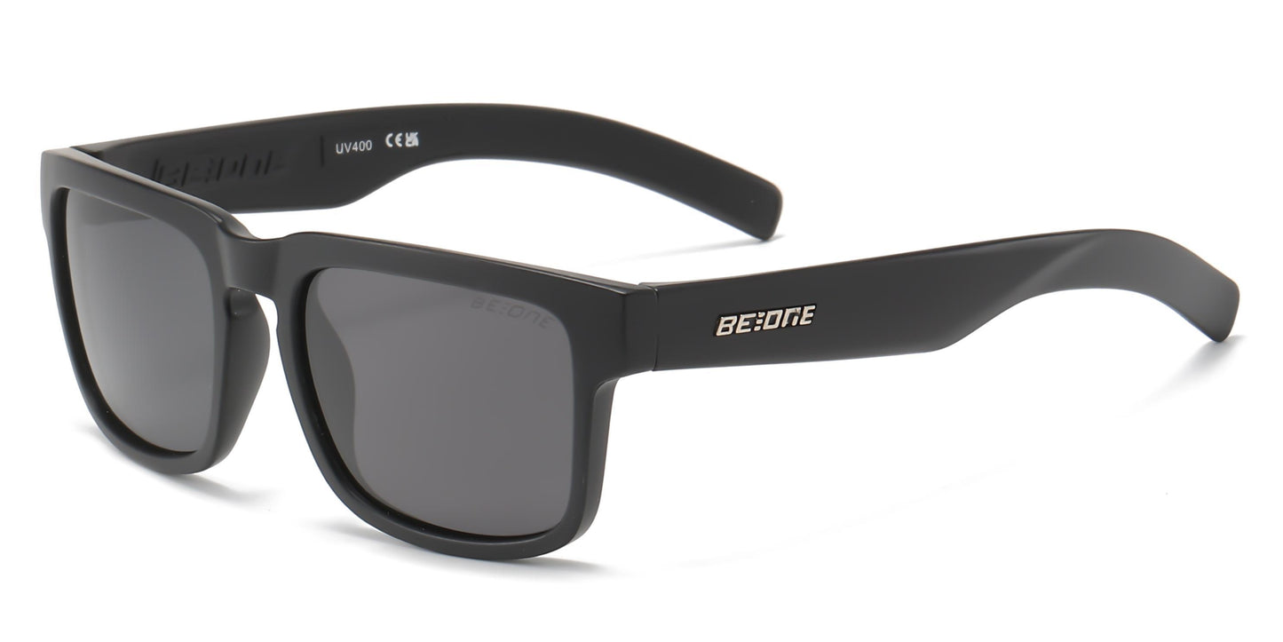PL 3005 - Junior Square Flat Top Keyhole Polarized Sunglasses