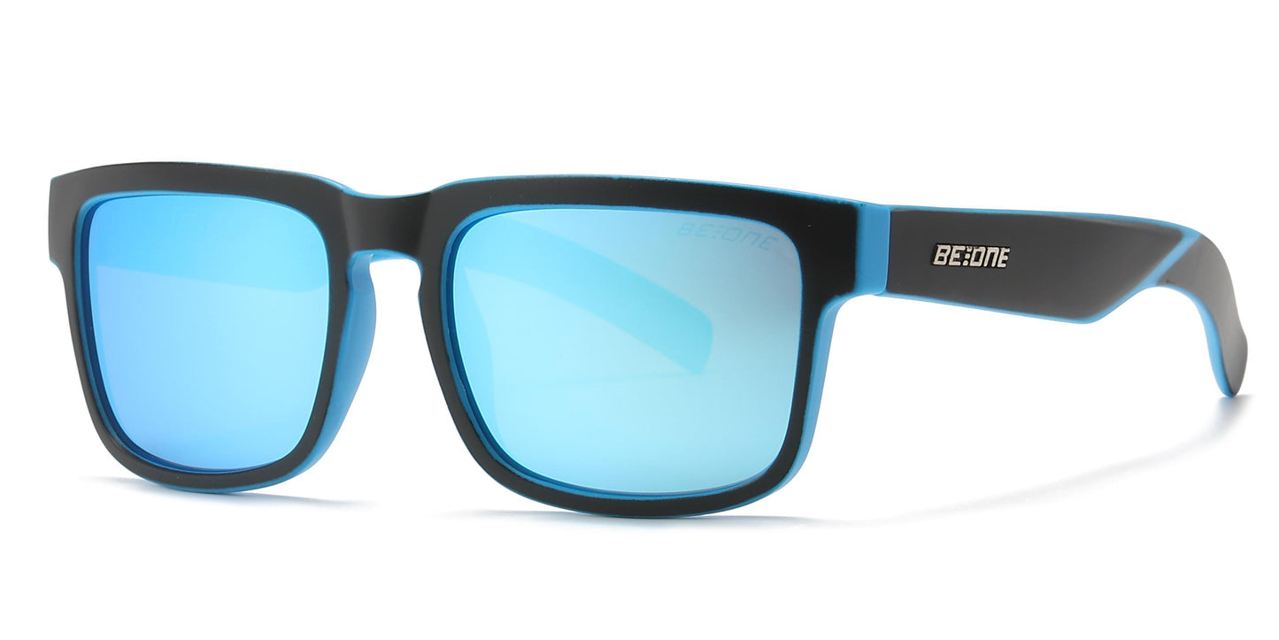 PL 3005 - Junior Square Flat Top Keyhole Polarized Sunglasses