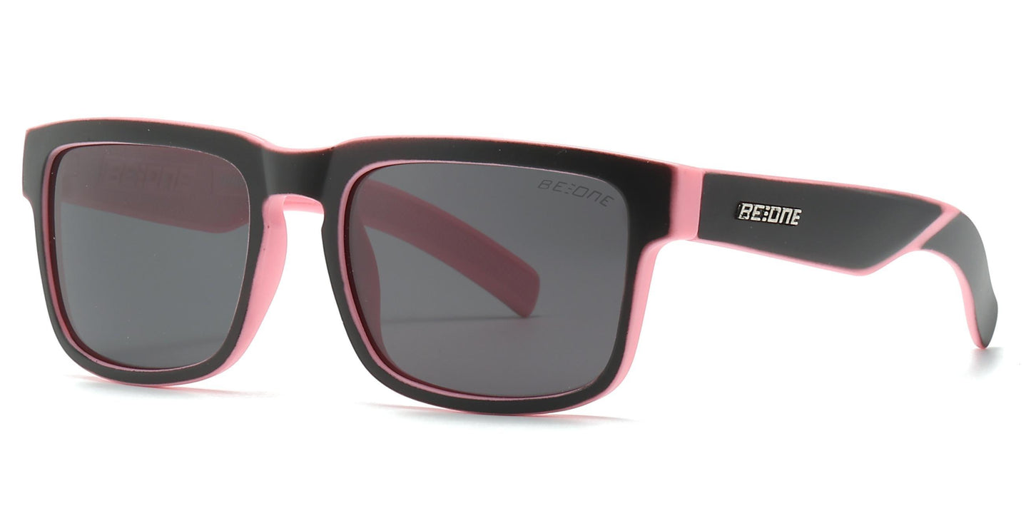 PL 3005 - Junior Square Flat Top Keyhole Polarized Sunglasses